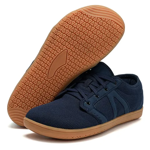 Unisex Outdoor Barfußschuhe Breite Zehenbox Atmungsaktiv Mesh Training Sneakers Rutschfeste Gummisohle Leichte Cross-Training Schuhe