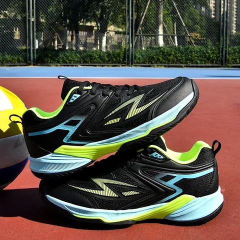 Professional Volleyball Shoes For Men Women Non-Slip Gum Rubber Sole Breathable Mesh Sport Training Sneakers Badminton Indoor Shoes