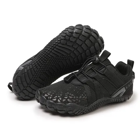 Kids Barefoot Sports Shoes Non-slip Five Finger Indoor Exercise Shoes Breathable Mesh Quick-dry Jump Rope Training Shoes For Boys Girls