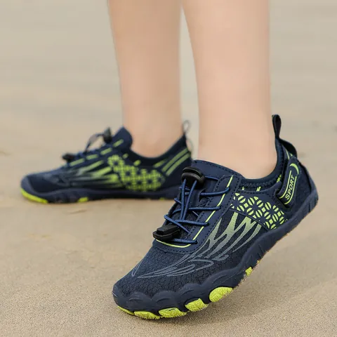 Kids Water Shoes Quick-Dry Aqua Socks Non-Slip Beach Swim Shoes For Boys Girls Toddler Outdoor Hiking Wading