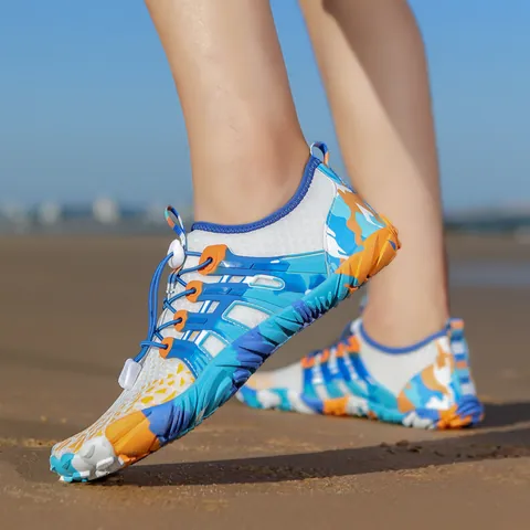 Scarpe da Scoglio Unisex Asciugatura Rapida Traspiranti Outdoor Spiaggia Wading Shoes Leggere Calze Aqua per Sub Nuoto Surf