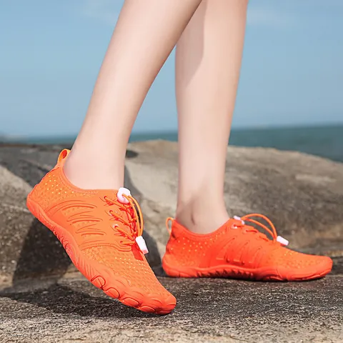 Scarpe da Scoglio Unisex Asciugatura Rapida Traspirante Lycra Suola in Gomma Scarpe da Nuoto Piedi Nudi Aqua per Spiaggia Outdoor