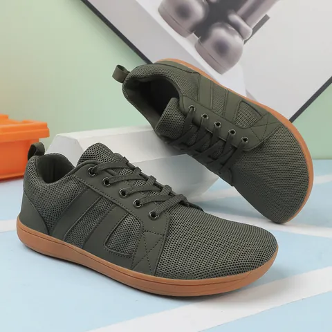 Unisex Barefoot Shoes Wide Toe Box Mesh Breathable Fitness Training Shoes Lightweight Flat Running Sneakers Gym Sport Shoes