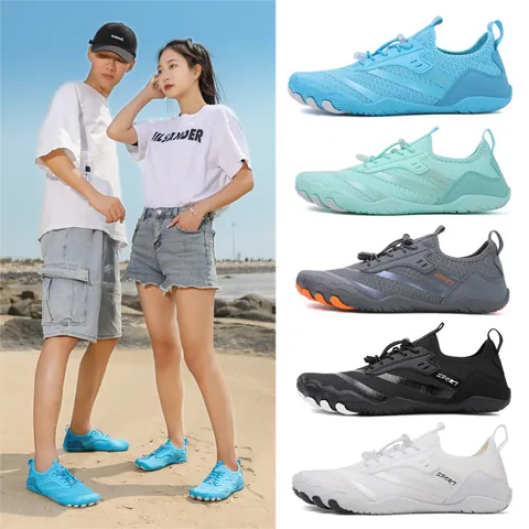 Scarpe da Scoglio Unisex Asciugatura Rapida Piedi Nudi Traspiranti Sneakers da Guado per Escursionismo Nuoto Spiaggia Palestra Protezione Dita