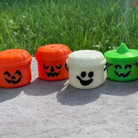 Halloween Mini Kürbis Süßigkeiten Box Kunststoff Geist Geschenkkartons Für Partygeschenke Gruselige Jack-O-Lantern Dekorative Eimer