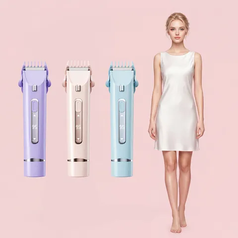 Depiladora Portátil Con Pantalla Digital Removedor de Pelo Profesional ABS Uso Seco Húmedo Recargable Cuidado Cuerpo Mujer