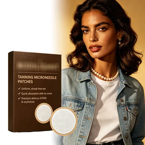 Parches de Microagujas Bronceadores Bronceado Trigo Natural Pegatinas Autobronceadoras Hidratantes Larga Duración Cuidado de la Piel Rostro Cuerpo Hombre Mujer