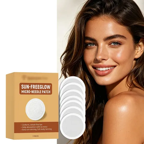 Sun-freeglow Επίθεμα Μαυρίσματος Μικροβελόνων Αυτοκόλλητα Μαυρίσματος Χωρίς Ήλιο για Χάλκινη Επιδερμίδα Καλοκαίρι Σώμα Πρόσωπο Περιποίηση Δέρματος