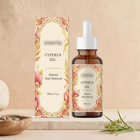 Cyperus Oil Natural Hair Removal Essential Oil For Body Skin Moisturizing Gentle Botanical Formula Hair Inhibitor Care