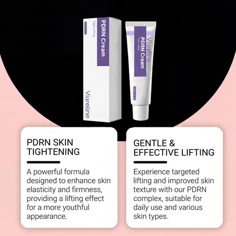 Viareline PDRN Crème Visage Raffermissant Lifting Hydratant Soin du Visage Quotidien Doux Hydratant Nourrissant Peau