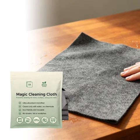 Chiffon de Nettoyage Magique Microfibre Sans Traces Réutilisable Chiffons Absorbants Pour Cuisine Fenêtres Voiture Nettoyage Ménager