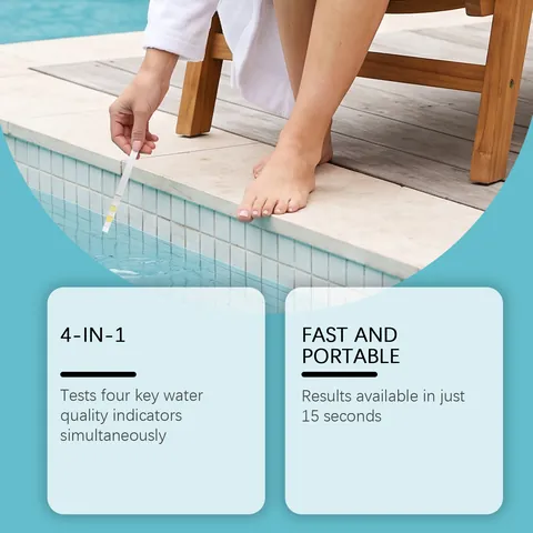 Pool Spa Water Test Strips Bromine Free Chlorine Quality Testing Kit Professional Monitoring Tool For Swimming Pool Hot Tub