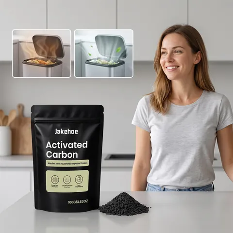 Jakehoe 100g Activated Carbon Odor Absorber Purifier For Refrigerator Closet Compost Bin Multi Purpose Air Fresh Deodorizer