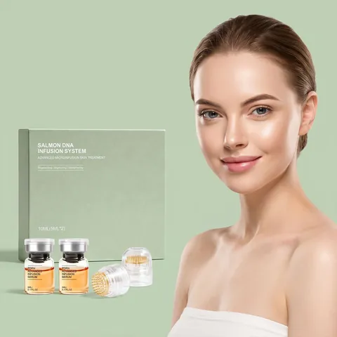 Lachs DNA Infusions System PDRN Fortgeschrittenes Infusions Serum Set Gesicht Aufhellendes Und Reparierendes Hautpflege Kit