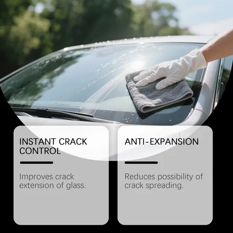 Windshield Crack Repair Kit Car Glass Scratch Repair Tool Window Chip Repair Fluid Kit Automotive Maintenance Care Accessories