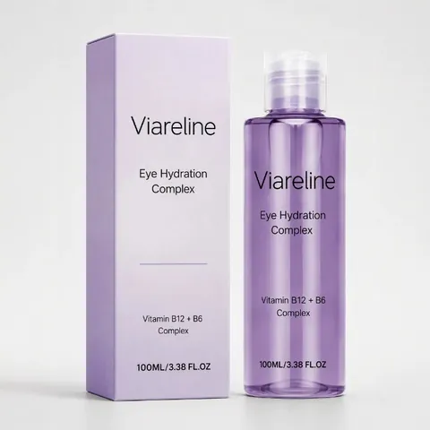 Viareline Eye Hydration Complex Serum With Vitamin B12 And B6 Formula Moisturizing Eye Essence For Daily Skin Care Routine