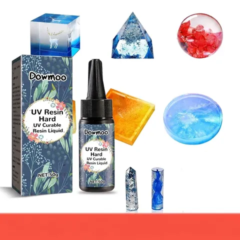 Handmade DIY UV Resin Hard Type Transparent Ultraviolet Curing Liquid For Jewelry Making Crafting Quick Dry Clear Solar Resin