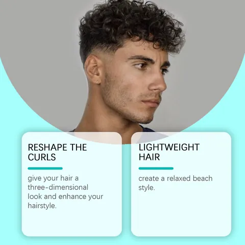 East Moon Sea Salt Spray Hair Texture Volume Curl Styling Spray Herbal Extracts Men Women Daily Hair Care Sea Salt Mist