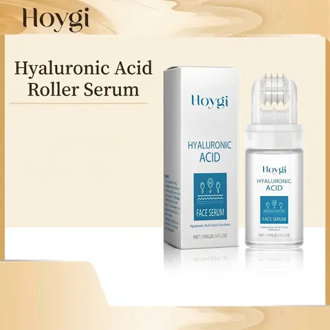 Hoygi Hyaluronic Acid Face Serum Roller 10ml Deep Hydrating Moisturizing Essence Anti-Aging Skin Care Serum For Face Revitalizing
