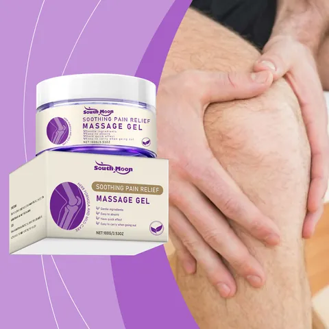 South Moon Soothing Pain Relief Massage Gel for Joints Muscles Herb Formula Body Care Gel Fast Absorption Non Greasy Texture