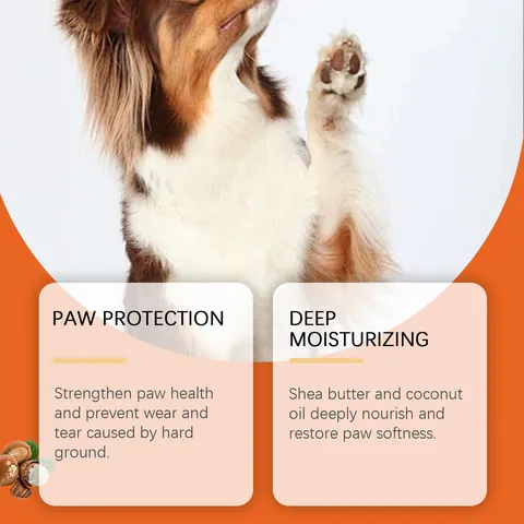 YEGBONG Baume pour Pattes de Chien Soin des Pieds pour Animaux Crème Hydratante pour Chiens Chats Protection des Pattes Beurre de Karité