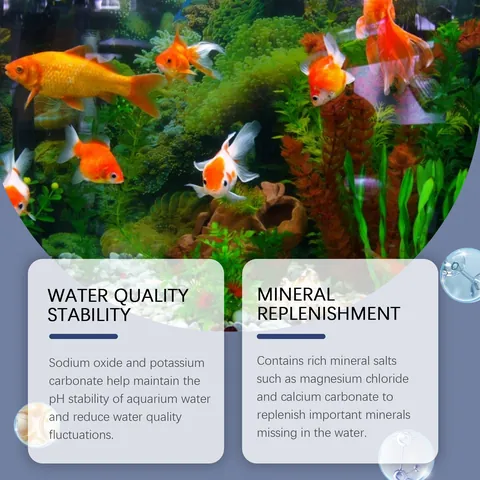 Acuario Sal Mineral Tabletas Para Pecera Yegbong Fish Life Tablet Regulador PH Estabilizador Calidad Agua Accesorio Cuidado Peces
