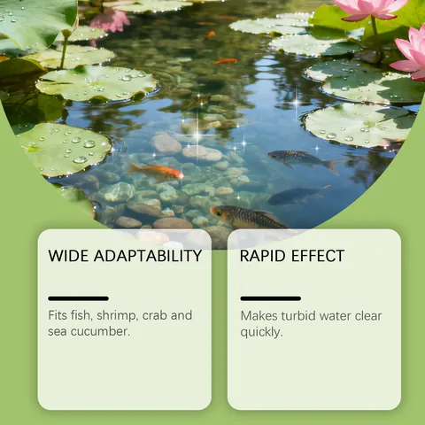 Kriath Pond Water Purification Powder 100g For Fish Shrimp Crab Aquaculture Water Quality Regulator Odor Removal Pond Cleaning Powder