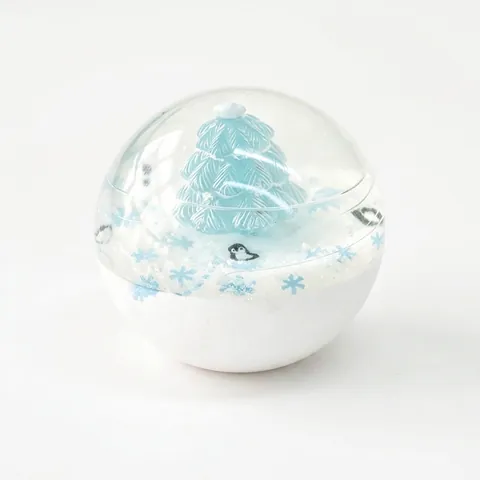 Juguete Pelota Squishy de Copo de Nieve de Navidad Hecha a Mano Rebote Lento Alivio del Estrés TPR Pelota de Descompresión Regalo