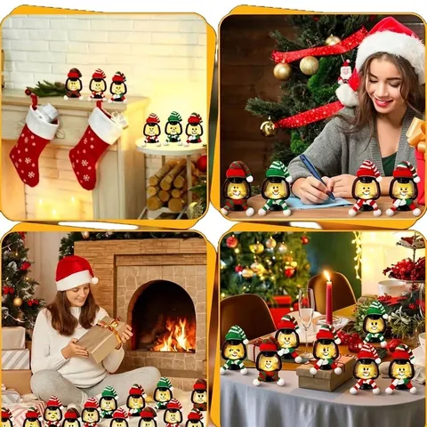 Weihnachten Mini Schneemann Laterne Mit Strickmütze Und Schal Tragbare LED Nachtlicht Festliche Feiertage Haus Tisch Dekoration Geschenk