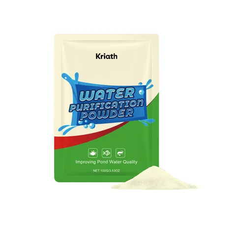 Kriath Pond Water Purification Powder 100g For Fish Shrimp Crab Aquaculture Water Quality Regulator Odor Removal Pond Cleaning Powder