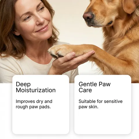 EelJoy Pet Paw Care Cream Moisturizing Pad Balm For Dogs Cats Paw Protection Moisturizer Glycerin Panthenol Ingredients