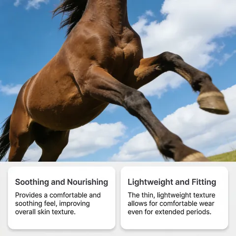 Gel Sollievo Articolazioni Cavallo Lenitivo Recupero Muscolare Post Allenamento Cura della Pelle Nutriente Idratante Formula Delicata
