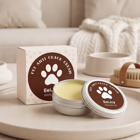 EelJoy Baume pour Pattes et Truffe d'Animaux Cire Hydratante Naturelle Anti Crevasses Avec Cire d'Abeille et Huile de Coco pour Chiens et Chats