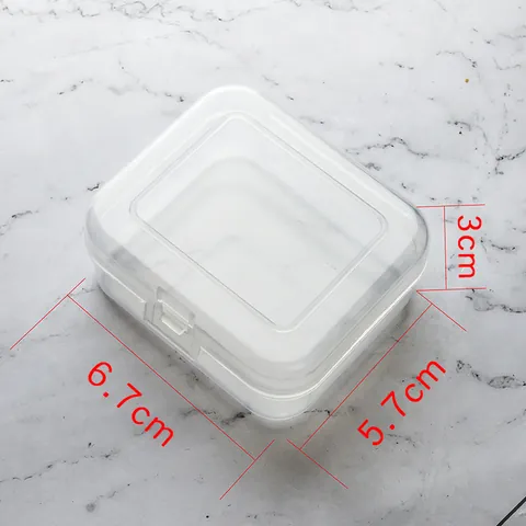 Transparente PP Kunststoff Uhrenbox Rechteckige Geschenkverpackung Weißblech Papierschachtel Schmuck Organizer Box