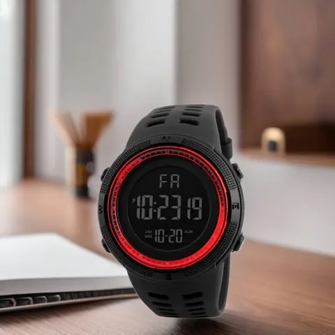 Men Digital Sports Watch Waterproof Outdoor Military Tactical Electronic Wristwatch With Alarm Calendar LED Backlight For Men Teenagers