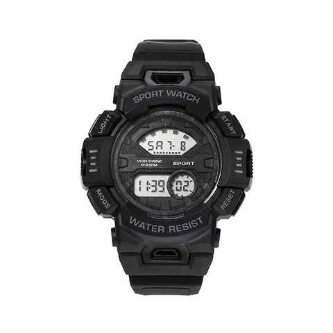 Montre Digitale de Sport pour Hommes Femmes Étudiants Multifonctionnelle Extérieure Étanche Avec Alarme Calendrier Rétroéclairage
