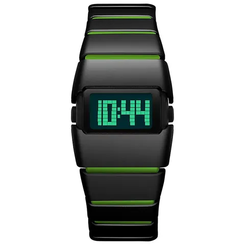 Orologio Elettronico Digitale Retrò Y2K Quadrante Quadrato Impermeabile Luminoso Cinturino in Plastica Orologio da Polso Unisex