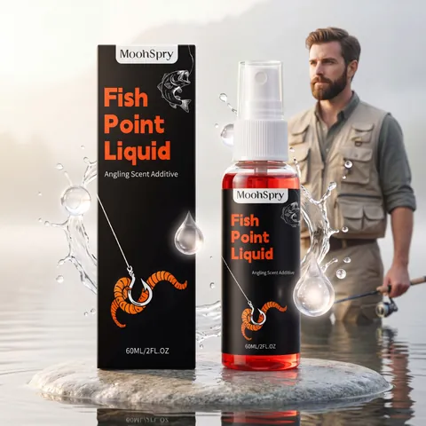 MoonSpry Red Worm Scent Fish Attractant Spray Portable Liquid Bait Additive For Outdoor Freshwater Fishing Lure Enhancer