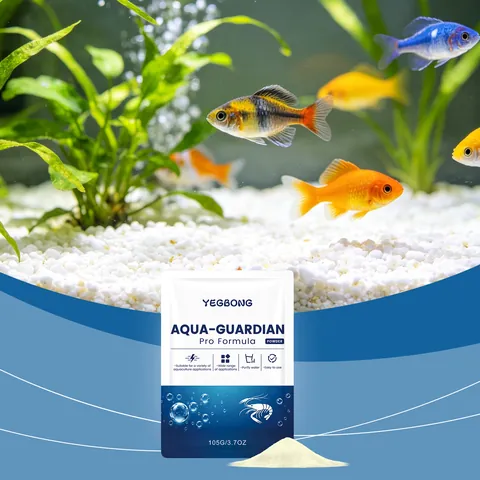Aquarium Aqua Guardian Wasserreiniger Pulver Algenkontrolle Klärer für Süßwasser und Salzwasser Fischtank Pflege