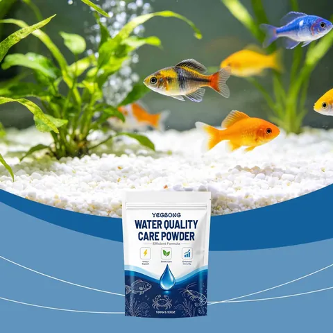 Wasserpflegepulver Für Aquarium Und Teich Sanfte Reinigung Transparente Pflege Für Fischbecken Ökosystem Wartung