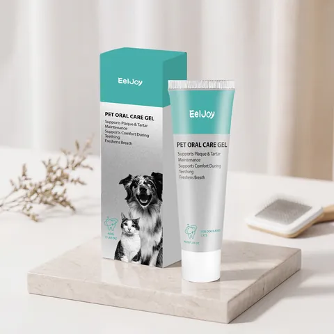 Gel per Igiene Orale Animali Alito Fresco Gel Pulizia Denti per Cani e Gatti Gusto Menta Ingredienti Naturali Cura Quotidiana
