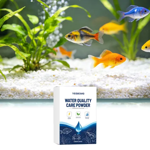 Wasserqualitätspflegepulver Für Fischaquarium Reinigung Salzformel Schnell Wirksam Sanfte Reinigung Aquarium Wasserklärer Heimgebrauch