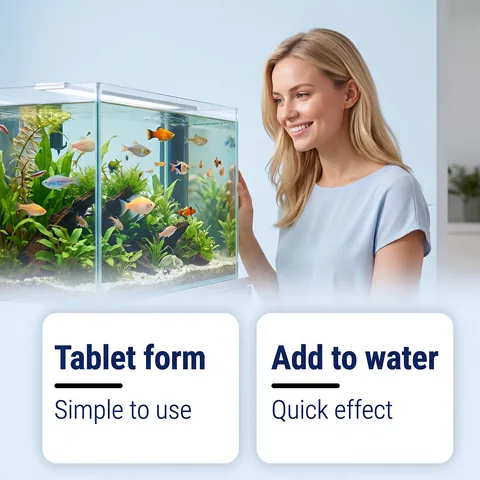 YEGBONG Aquarium Water Quality Stabilizer Tank Water Purifier Cleaning Tablet For Fresh And Saltwater Tank Turtle Care