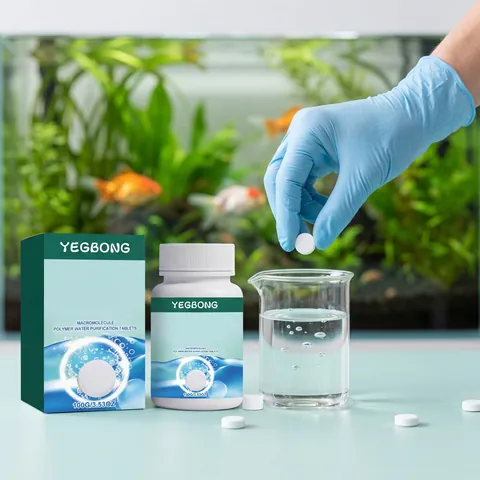 Aquarium Wasserreiniger Tabletten 100g Fischtank Reinigungsmittel Für Klares Wasser Algenkontrolle Und Geruchskontrolle