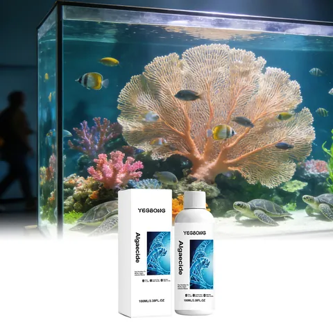 YEGBONG Aquarium Algenvernichter Wasserreiniger Für Fischtank Tägliche Pflege Algenkontrolle Reinigungslösung Klare Wasserqualität