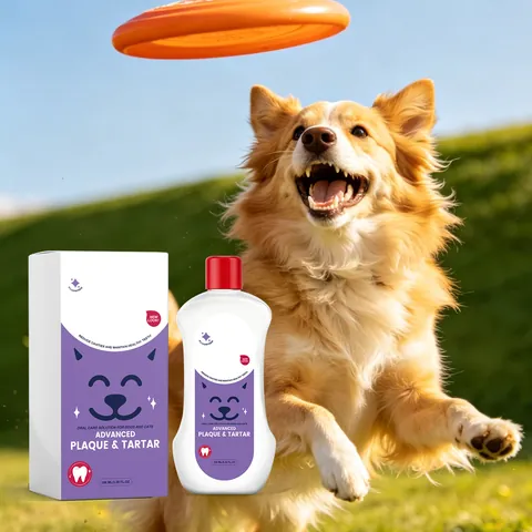 Soluzione Per Igiene Orale Animali Cani E Gatti Aroma Menta Rimuovi Placca E Tartaro Formula Delicata Cura Gengive