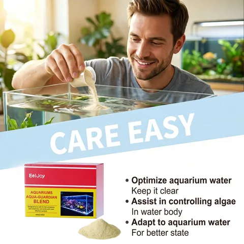EelJoy Aqua-Guardian Blend Aquarium Water Purifier Powder For Fresh Saltwater Algae Control Water Quality Cleaner Fish Tank Maintenance