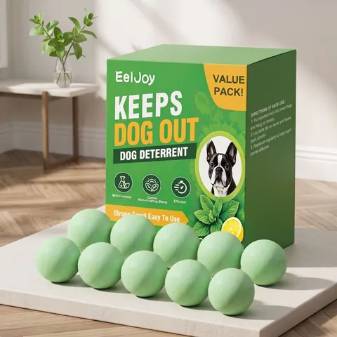EELJOY Natürliche Hundeabwehrbälle Mit Netzbeutel Verhaltenstraining Repellent Für Innen Außen Rasen Möbelschutz