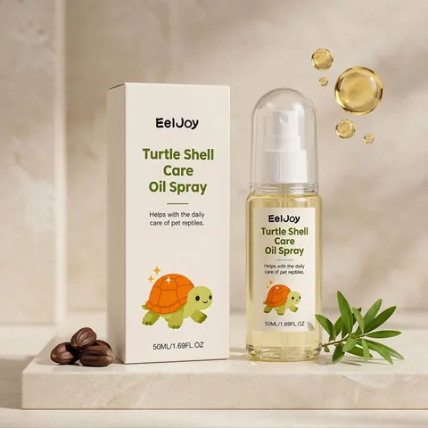 EelJoy 50ml Huile de Soin pour Carapace de Tortue Spray Hydratant Éclaircissant Formule Douce pour Reptiles Soin de Tortue