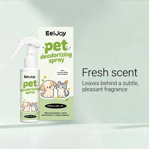 EelJoy Pet Desodorierungsspray Pflanzenextrakt Geruchsentferner Für Katzen Und Hunde Hausreinigung Anhaltender Duft Frische Formel